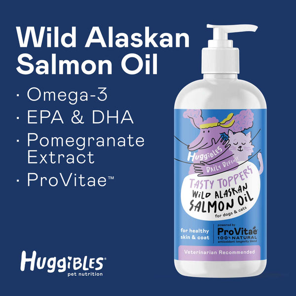 Wild Alaskan Salmon Oil for Dogs and Cats