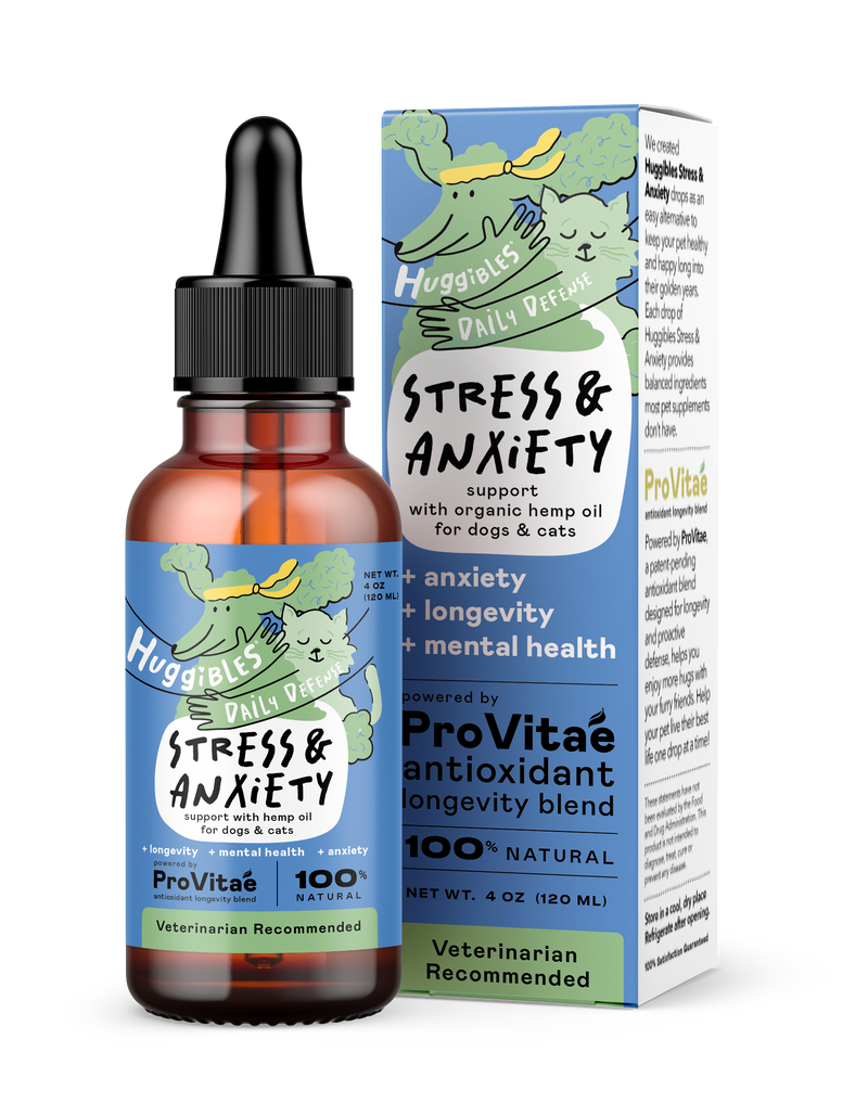 Stress & Anxiety Support with Organic Hemp Oil