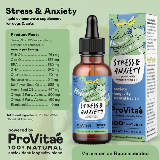 Stress & Anxiety Support with Organic Hemp Oil